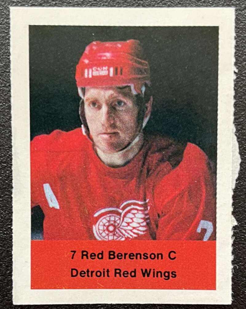 1974-75 Loblaws Hockey Sticker Red Bernson Red Wings V75705 Image 1