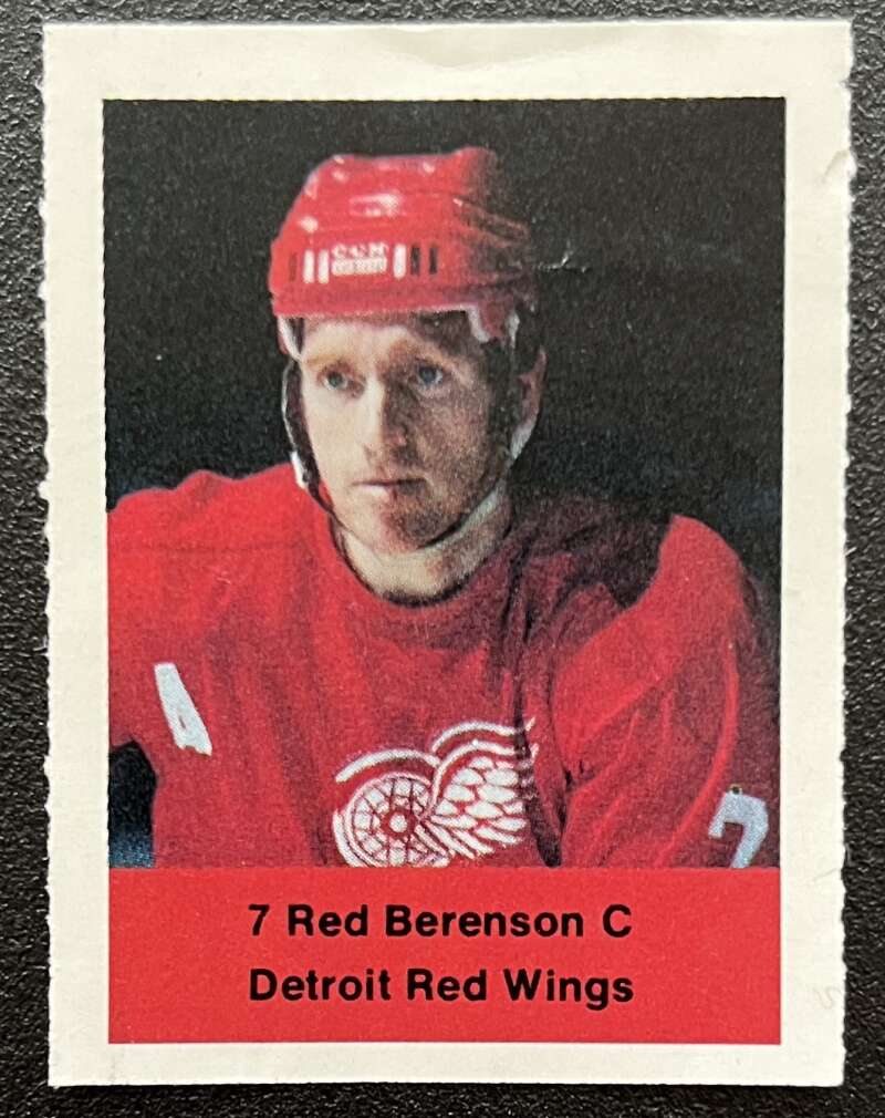 1974-75 Loblaws Hockey Sticker Red Bernson Red Wings V75706 Image 1