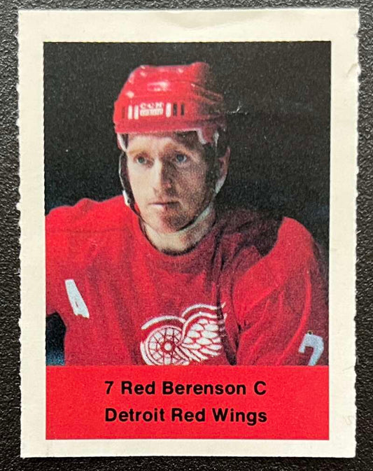 1974-75 Loblaws Hockey Sticker Red Bernson Red Wings  V75706 Image 1