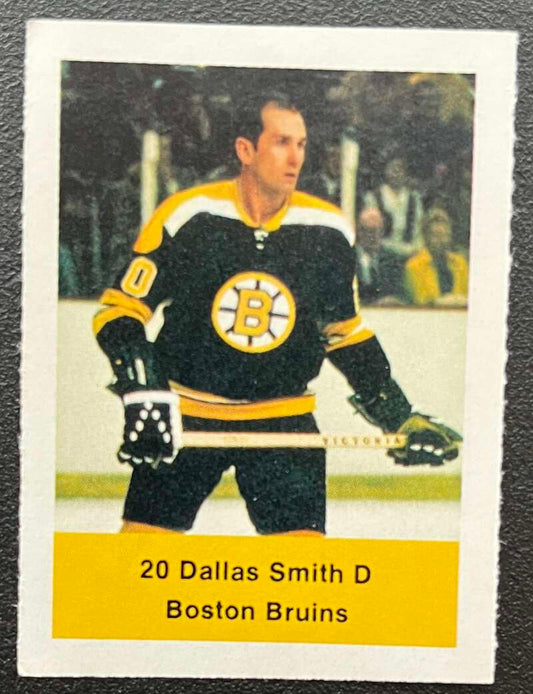 1974-75 Loblaws Hockey Sticker Dallas Smith Bruins V75718 Image 1
