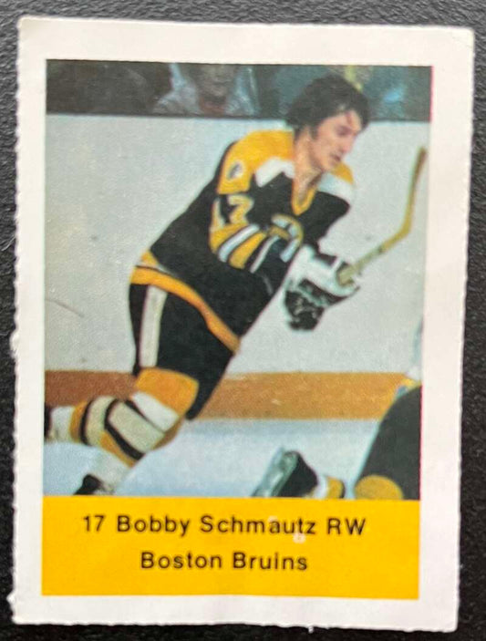 1974-75 Loblaws Hockey Sticker Bobby Schmautz Bruins V75719 Image 1