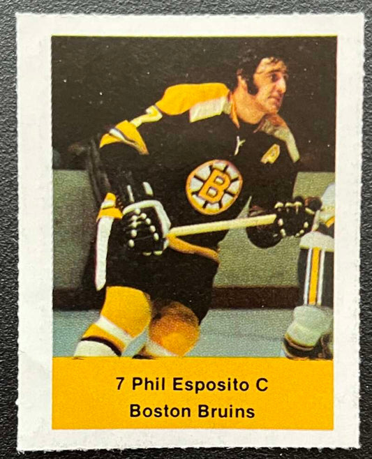 1974-75 Loblaws Hockey Sticker Phil Esposito Bruins V75721 Image 1