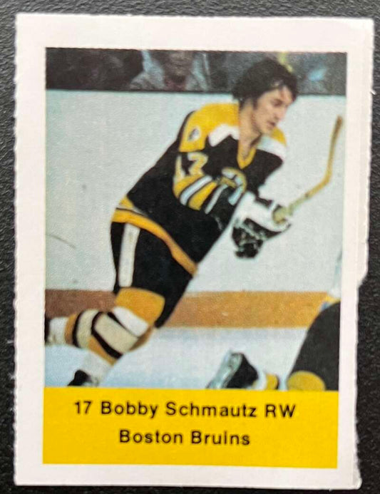 1974-75 Loblaws Hockey Sticker Bobby Schmautz Bruins V75726 Image 1