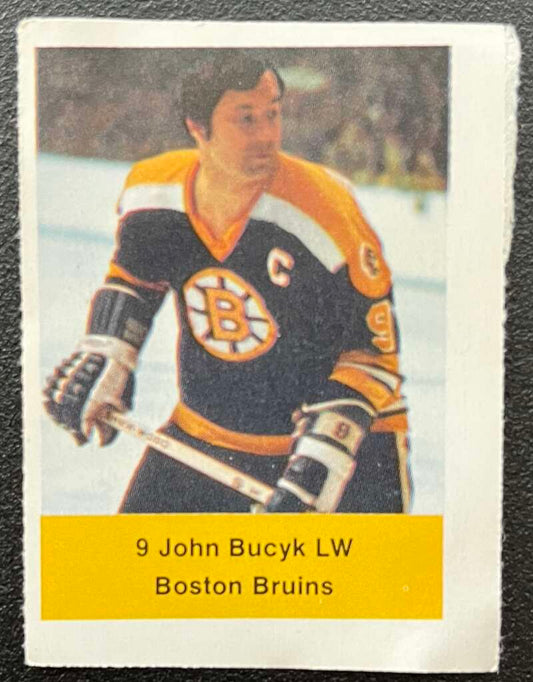1974-75 Loblaws Hockey Sticker John Bucyk Bruins V75729 Image 1