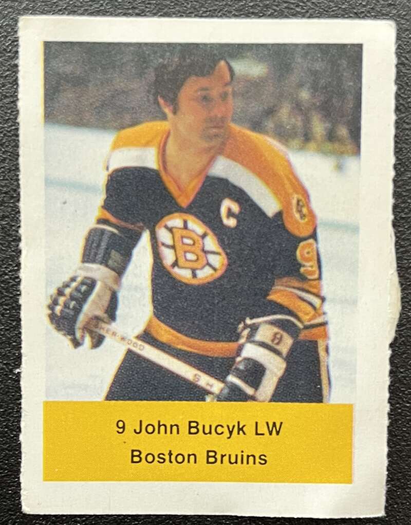 1974-75 Loblaws Hockey Sticker John Bucyk Bruins V75730 Image 1