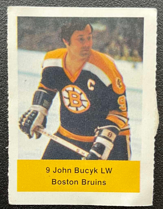 1974-75 Loblaws Hockey Sticker John Bucyk Bruins V75730 Image 1