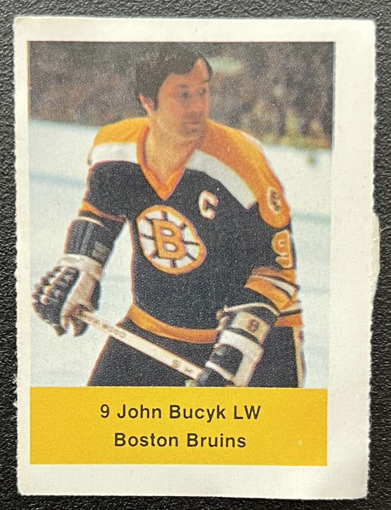 1974-75 Loblaws Hockey Sticker John Bucyk Bruins V75731 Image 1