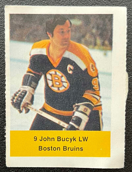 1974-75 Loblaws Hockey Sticker John Bucyk Bruins V75731 Image 1