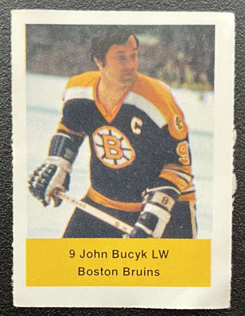 1974-75 Loblaws Hockey Sticker John Bucyk Bruins V75732 Image 1