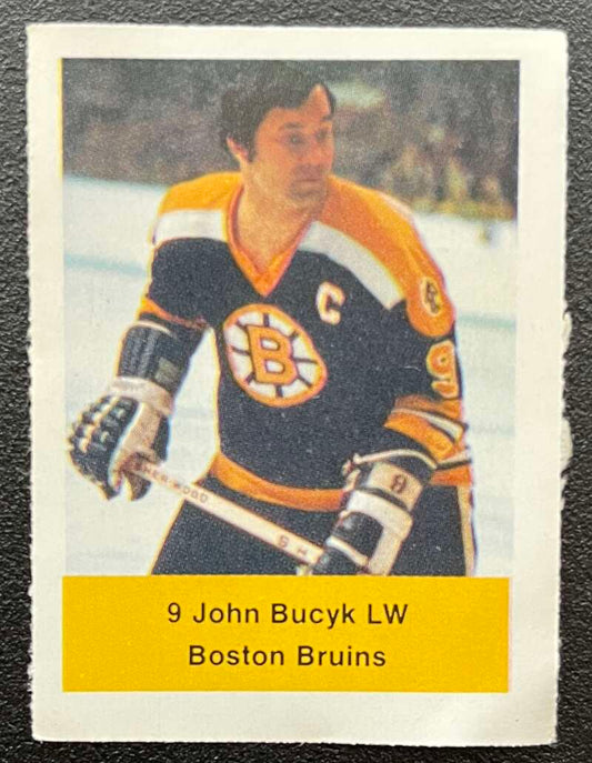 1974-75 Loblaws Hockey Sticker John Bucyk Bruins V75732 Image 1