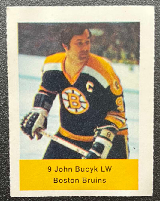 1974-75 Loblaws Hockey Sticker John Bucyk Bruins V75733 Image 1