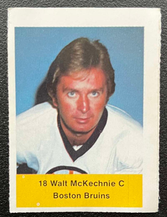 1974-75 Loblaws Hockey Sticker Walt McKechnie Bruins V75734 Image 1