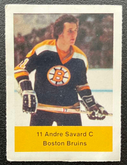 1974-75 Loblaws Hockey Sticker Andre Savard Bruins V75738 Image 1