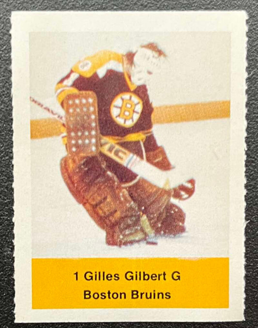 1974-75 Loblaws Hockey Sticker Gilles Gilbert Bruins V75742 Image 1