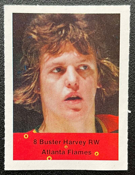 1974-75 Loblaws Hockey Sticker Buster Harvey Flames V75743 Image 1