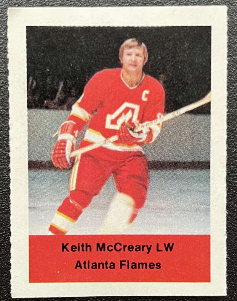 1974-75 Loblaws Hockey Sticker Keith McCreary Flames V75744 Image 1