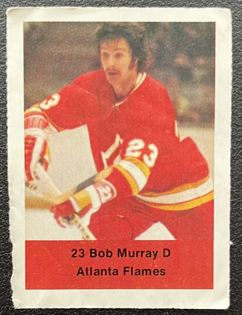 1974-75 Loblaws Hockey Sticker Bob Muray Flames V75747 Image 1