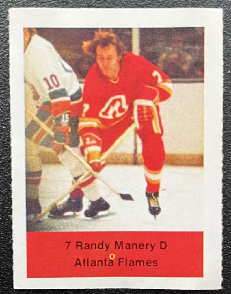 1974-75 Loblaws Hockey Sticker Randy Manery Flames V75750 Image 1
