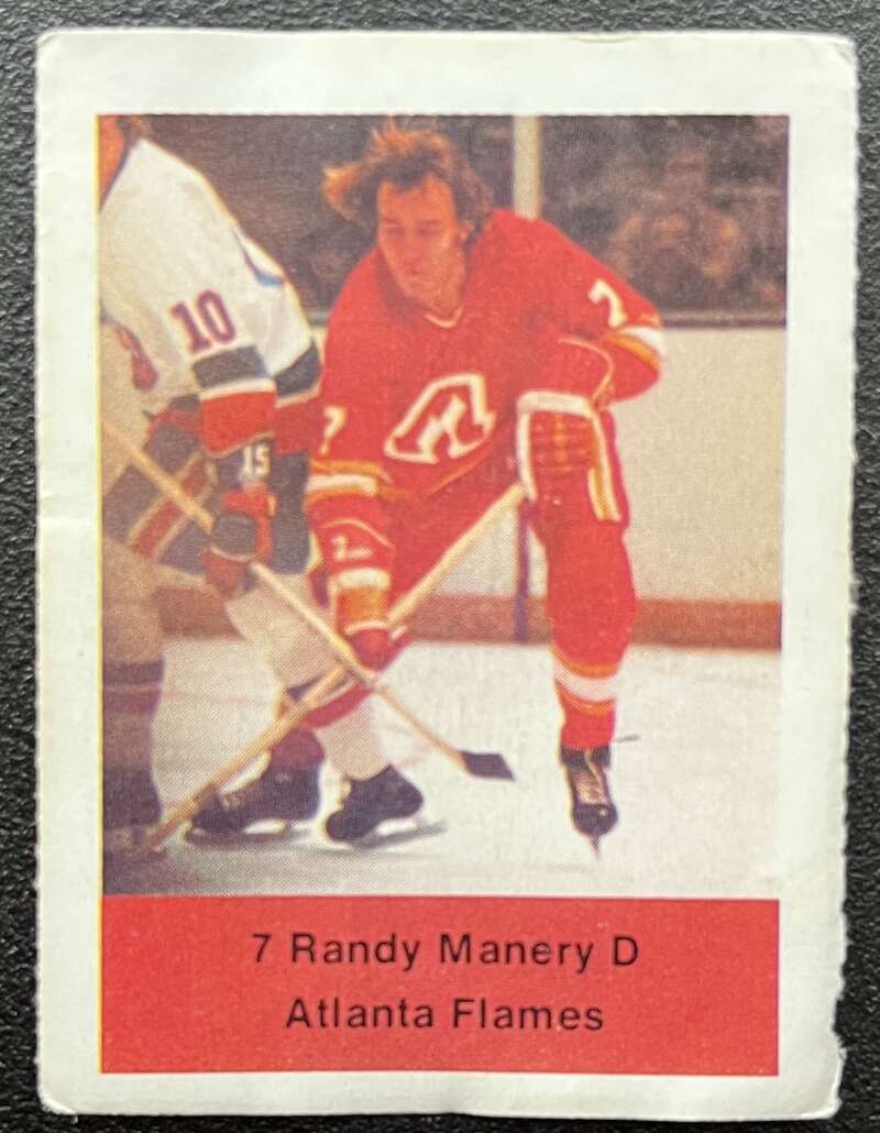 1974-75 Loblaws Hockey Sticker Randy Manery Flames V75753 Image 1