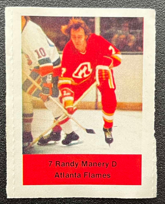 1974-75 Loblaws Hockey Sticker Randy Manery Flames V75754 Image 1