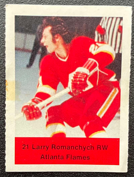 1974-75 Loblaws Hockey Sticker Lary Romanchych Flames V75755 Image 1