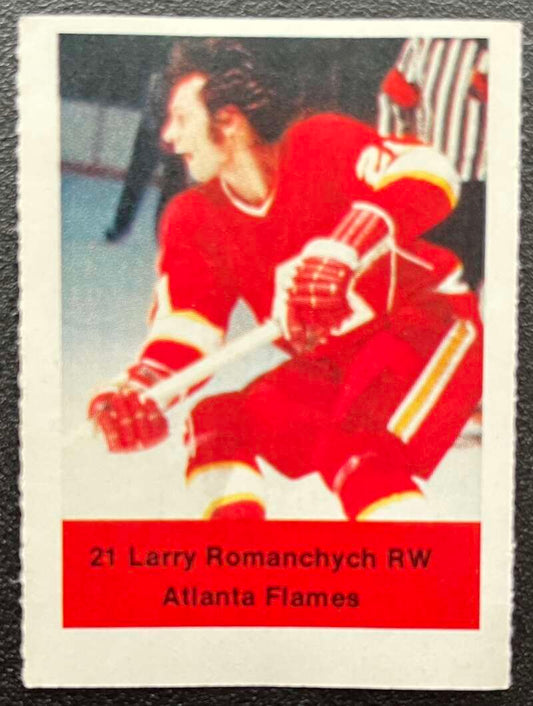 1974-75 Loblaws Hockey Sticker Lary Romanchych Flames V75756 Image 1