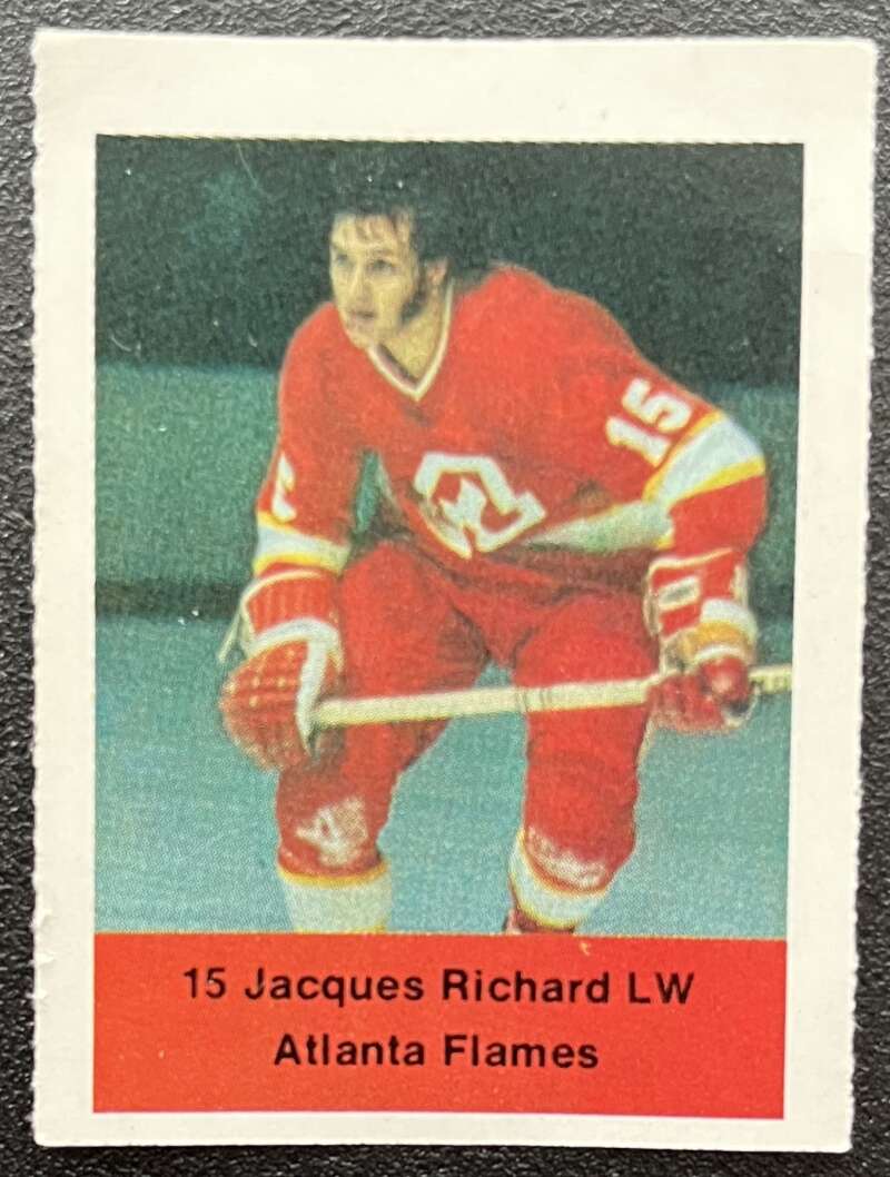 1974-75 Loblaws Hockey Sticker Jacques Richard Flames V75759 Image 1