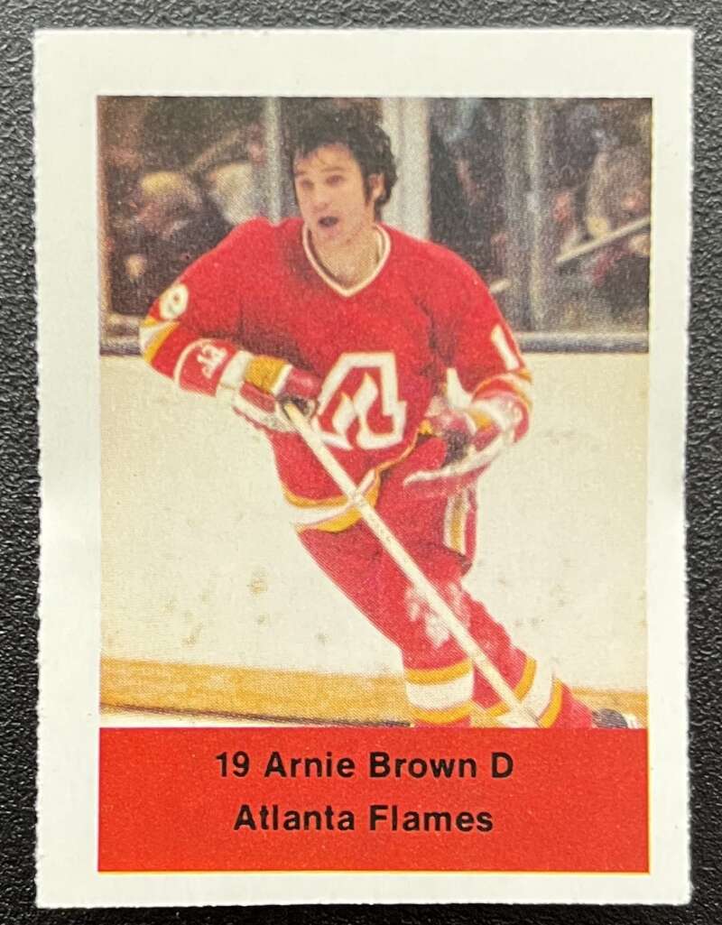 1974-75 Loblaws Hockey Sticker Arnie Brown Flames V75766 Image 1