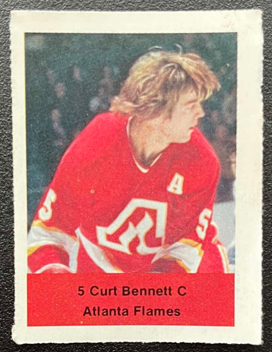 1974-75 Loblaws Hockey Sticker Curt Bennett Flames V75770 Image 1