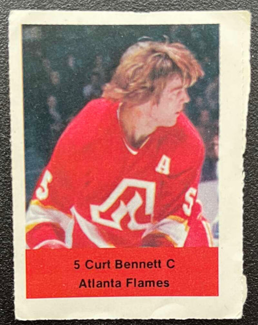 1974-75 Loblaws Hockey Sticker Curt Bennett Flames V75771 Image 1