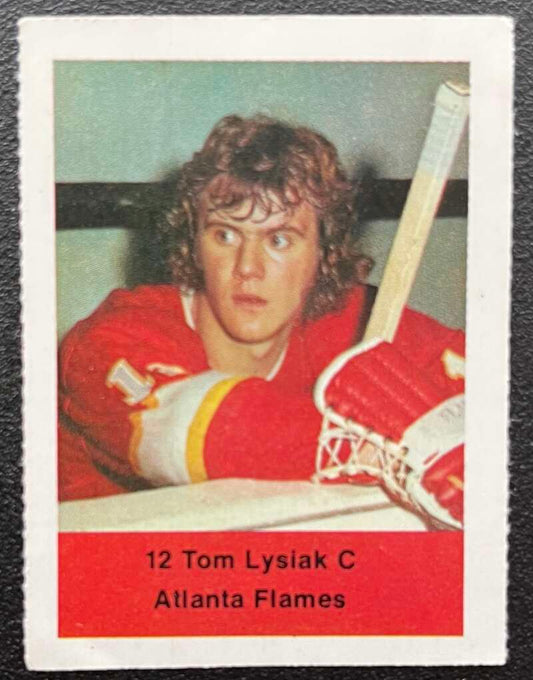 1974-75 Loblaws Hockey Sticker Tom Lysiak Flames V75773 Image 1