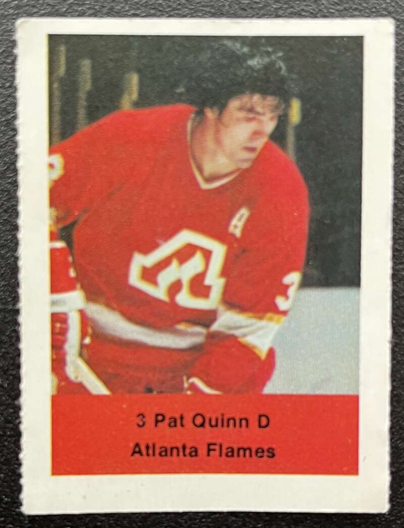 1974-75 Loblaws Hockey Sticker Pat Quinn Flames V75777 Image 1