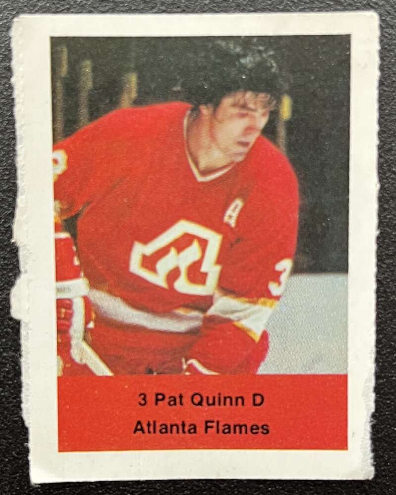 1974-75 Loblaws Hockey Sticker Pat Quinn Flames V75779 Image 1