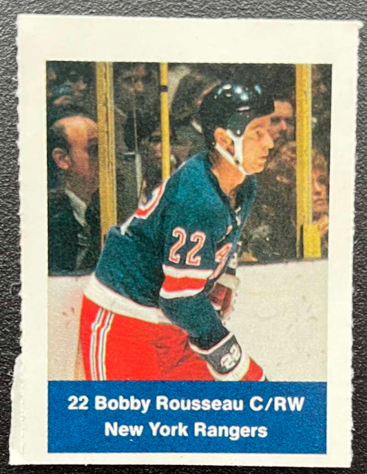 1974-75 Loblaws Hockey Sticker Bobby Rousseau Rangers V75784 Image 1