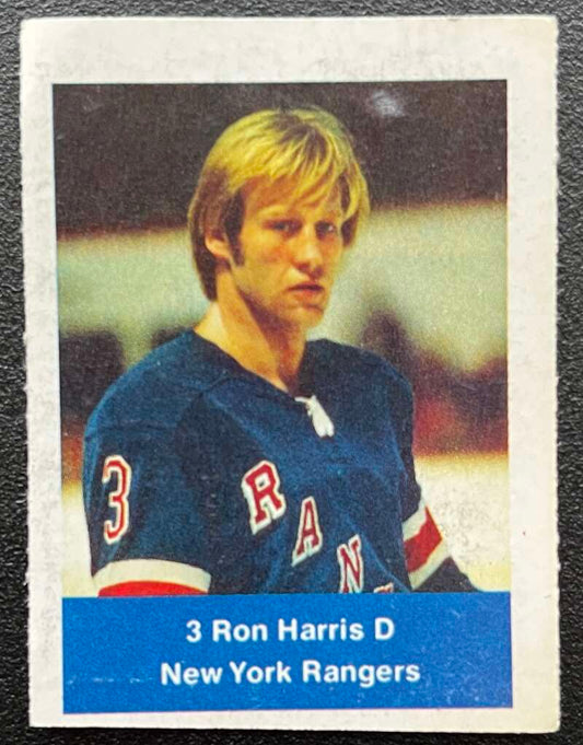 1974-75 Loblaws Hockey Sticker Ron Harris Rangers V75793 Image 1