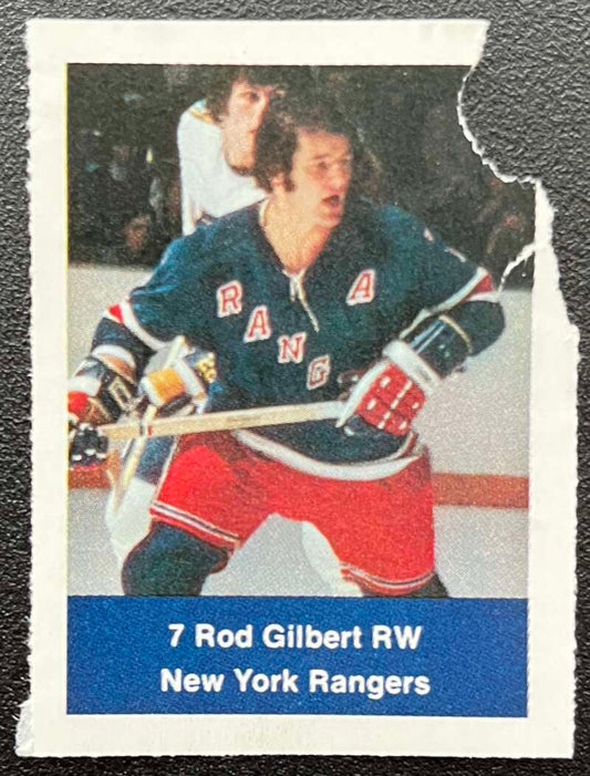 1974-75 Loblaws Hockey Sticker Rod Gilbert Rangers V75797 Image 1
