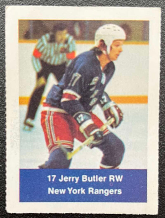 1974-75 Loblaws Hockey Sticker Jerry Butler Rangers V75798 Image 1