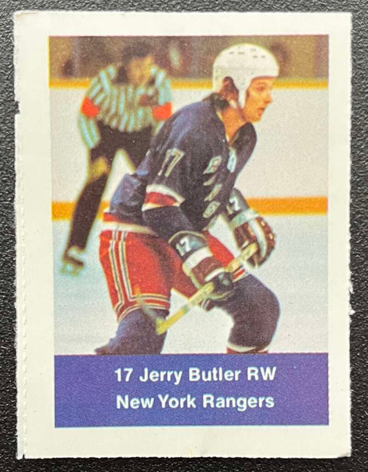 1974-75 Loblaws Hockey Sticker Jerry Butler Rangers V75799 Image 1