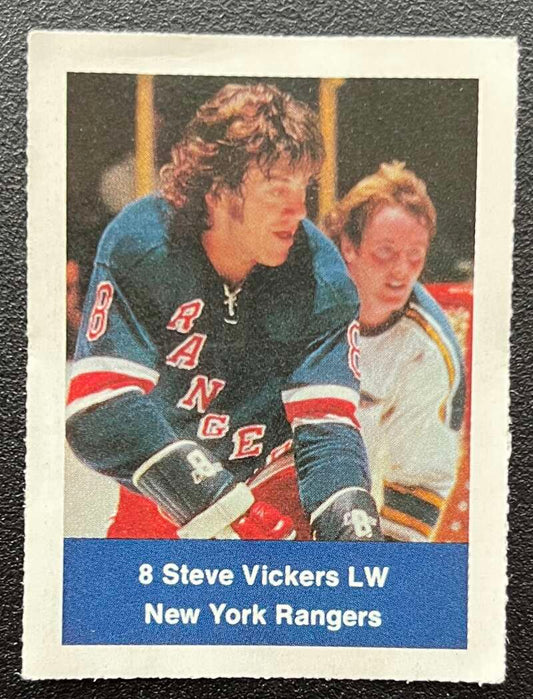 1974-75 Loblaws Hockey Sticker Steve Vickers Rangers V75820 Image 1