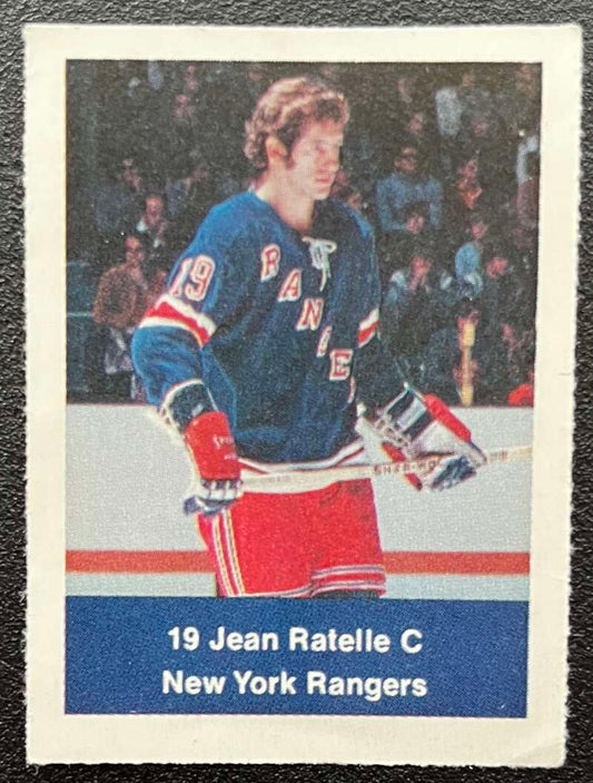 1974-75 Loblaws Hockey Sticker Jean Ratelle Rangers V75824 Image 1