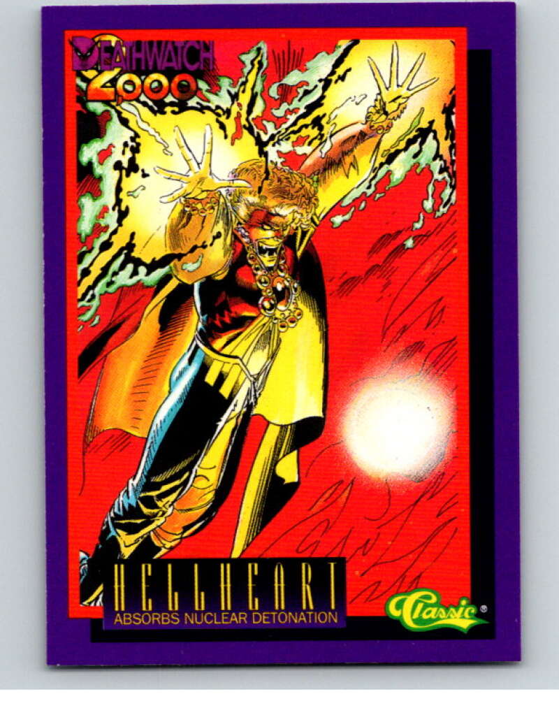 1993 Deathwatch 2000 #22 Hellheart Absorbs Detonation V75879 Image 1