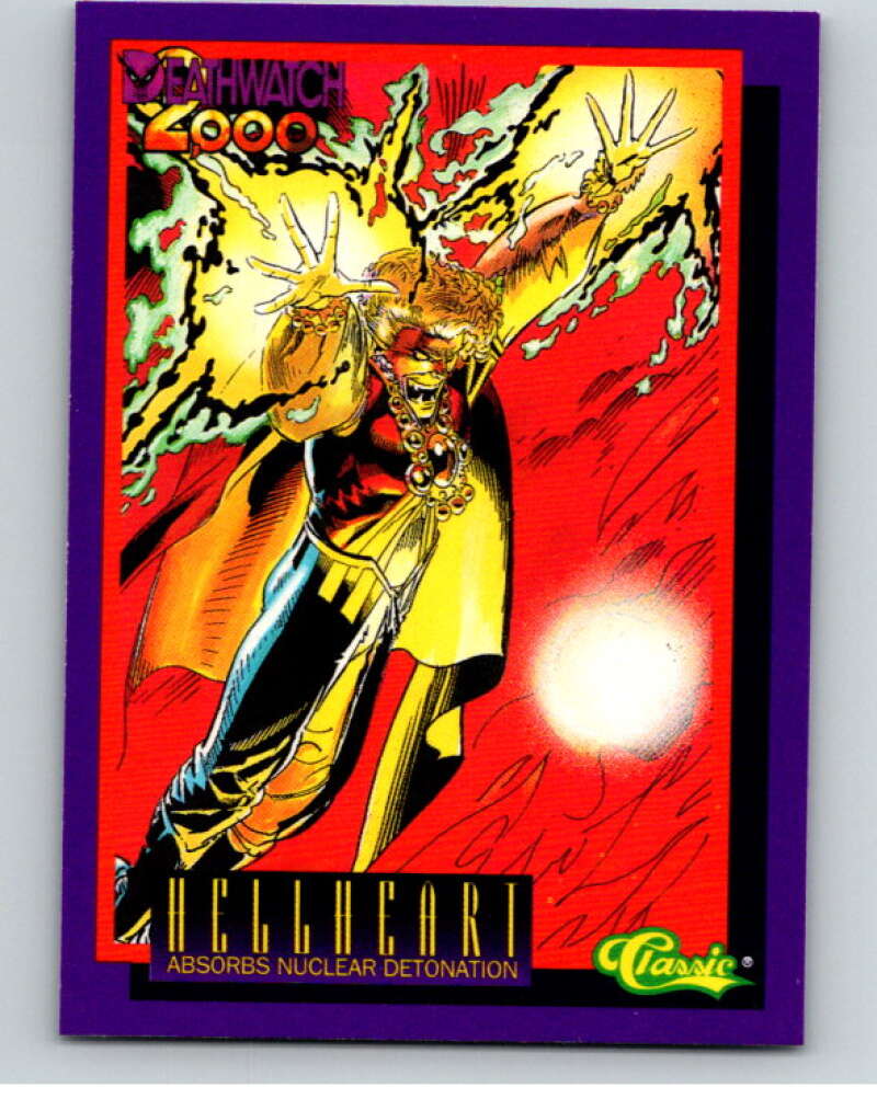 1993 Deathwatch 2000 #22 Hellheart Absorbs Detonation V75880 Image 1