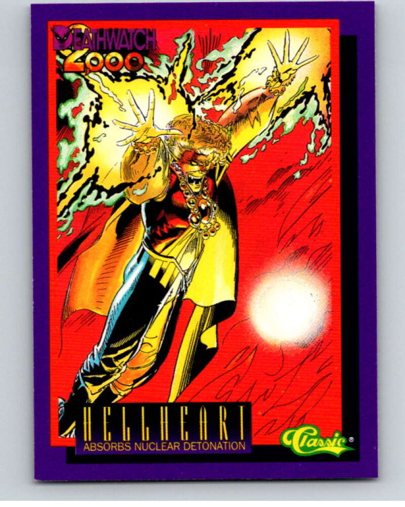 1993 Deathwatch 2000 #22 Hellheart Absorbs Detonation V75881 Image 1