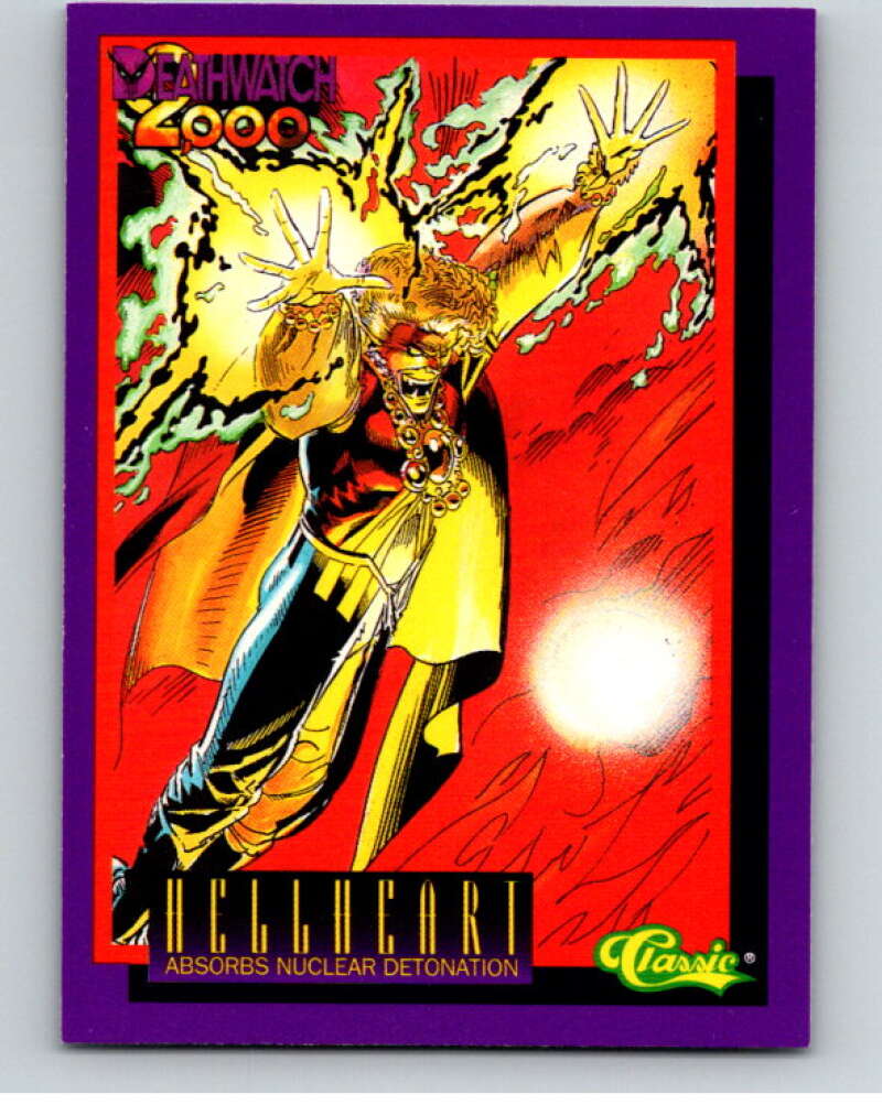 1993 Deathwatch 2000 #22 Hellheart Absorbs Detonation V75882 Image 1