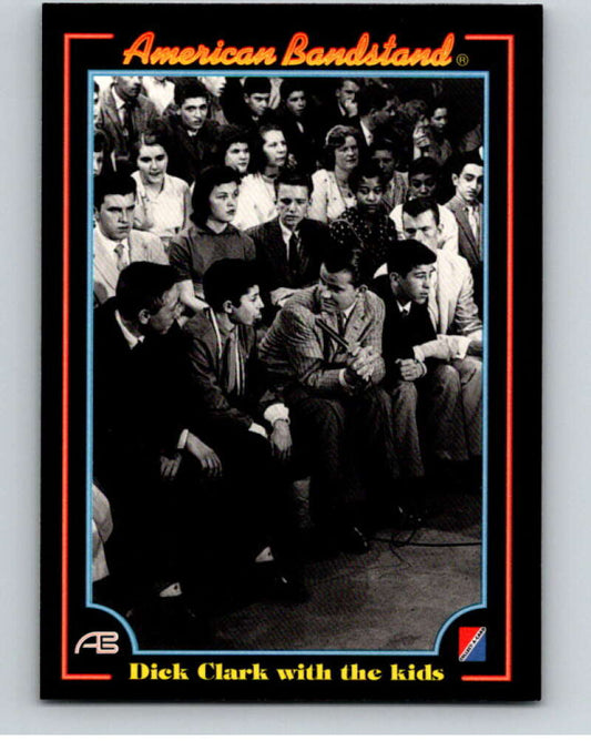 1993 American Bandstand #35 Dick Clark with the kids V76615 Image 1
