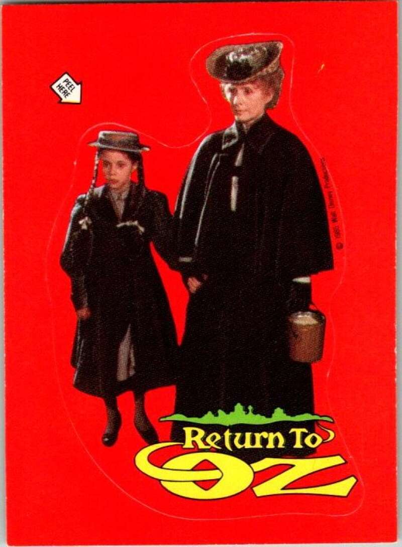 1985 Return to Oz Album Stickers #4 Doctor Worley's machine. V76757 Image 1