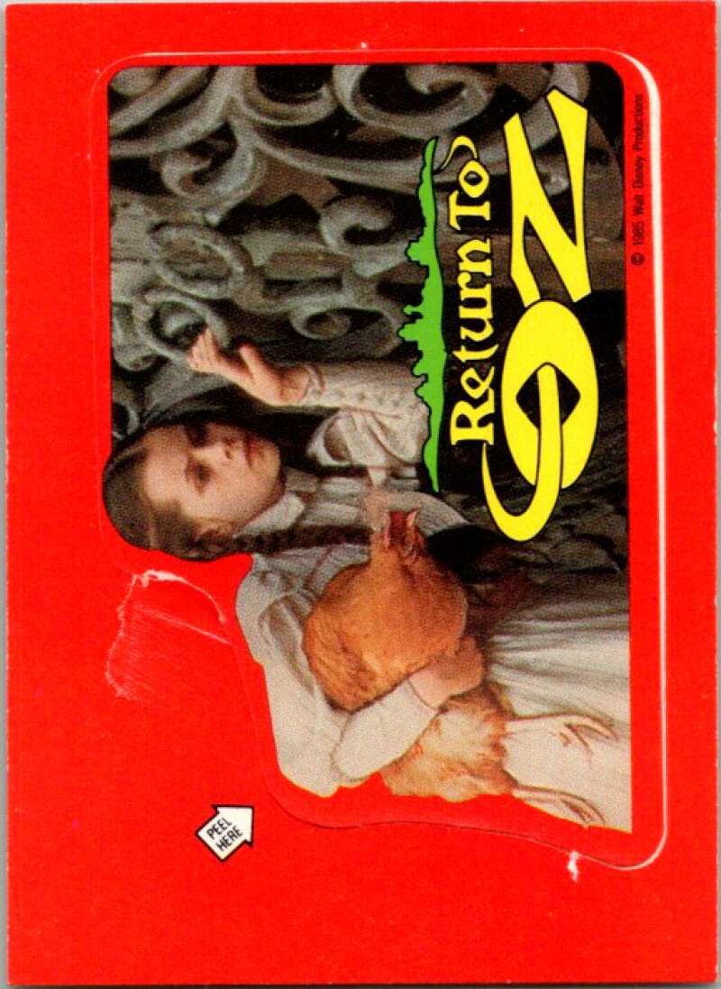 1985 Return to Oz Album Stickers #7 The Escape. V76760 Image 1