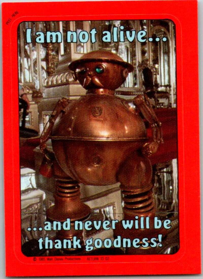 1985 Return to Oz Album Stickers #37 Sticker V76785 Image 1
