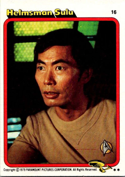 1979 Star Trek The Motion Picture #16 Helmsman Sulu V76815 Image 1