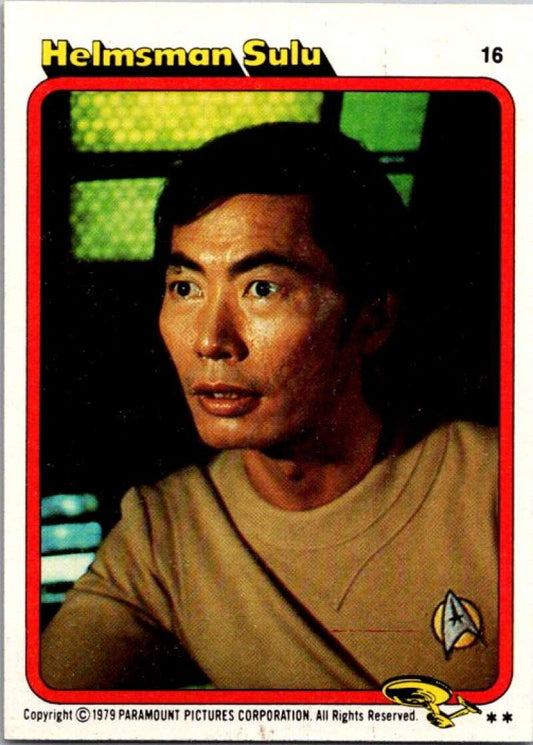 1979 Star Trek The Motion Picture #16 Helmsman Sulu V76816 Image 1